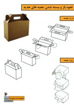 نحوه باز و بسته شدن جعبه دسته دار